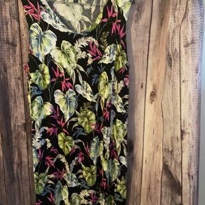 J Jill Sleeveless Floral Dress Size 2X